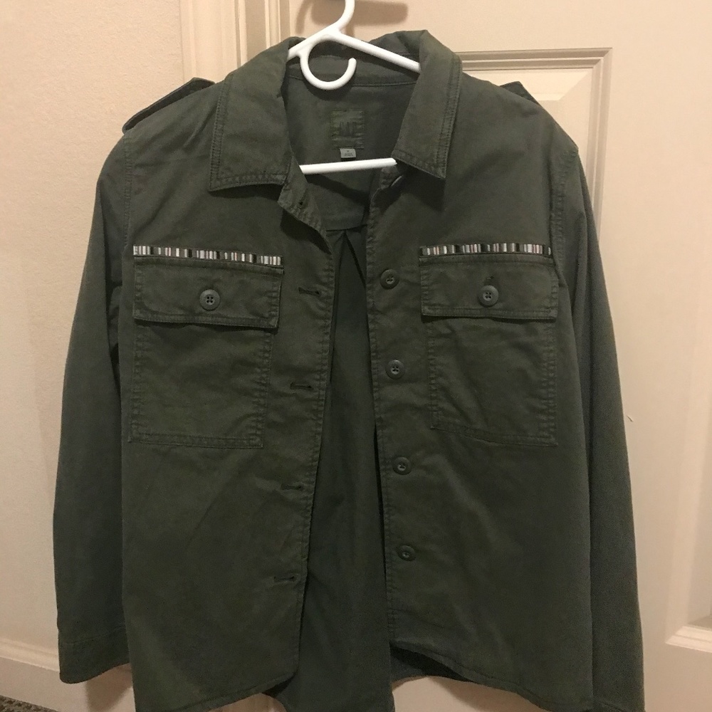 Gap women's army green utility jacket